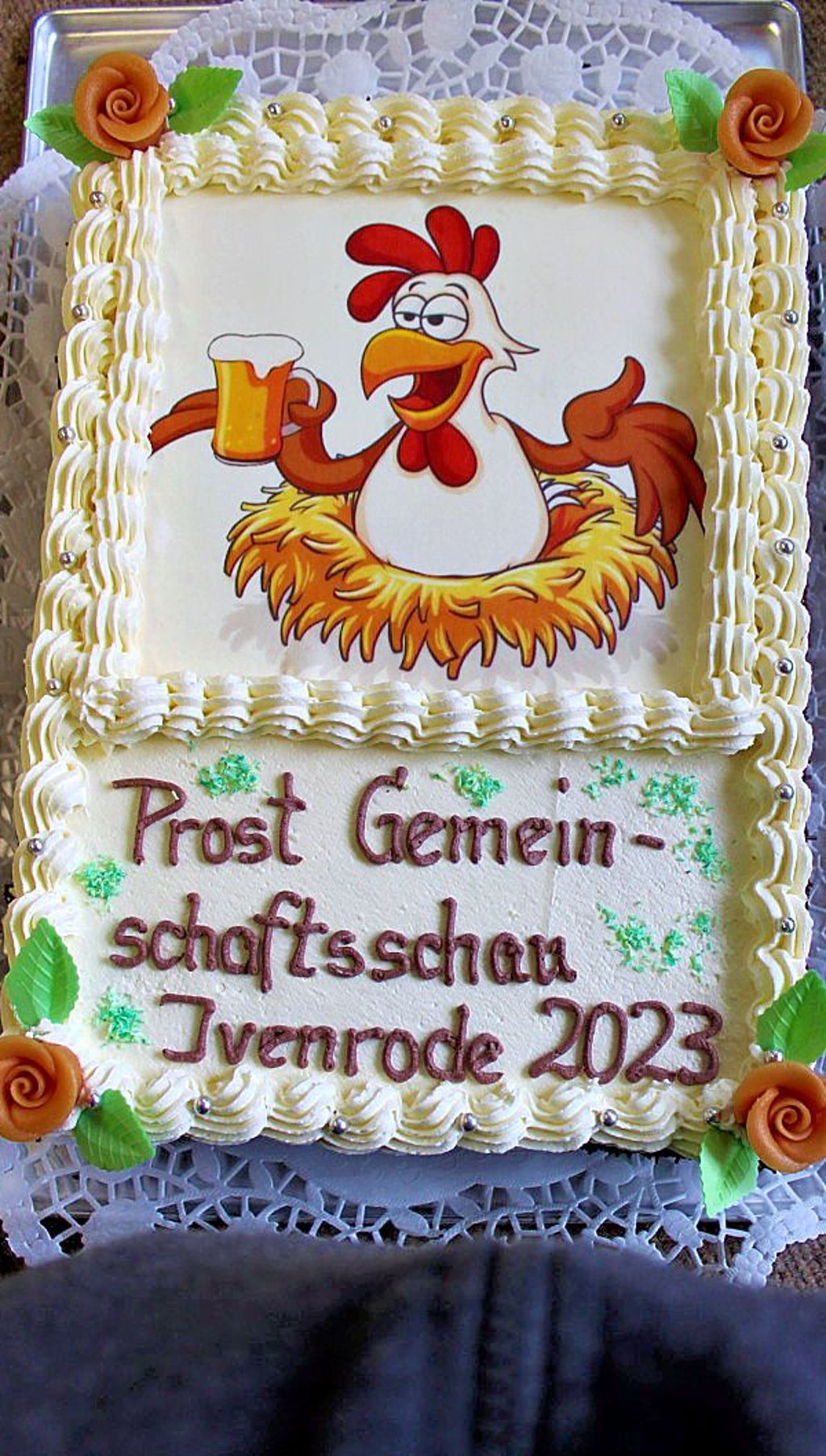 Die Bäckerei Ohrdorf spendierte auch dieses Jahr eine tolle Torte.