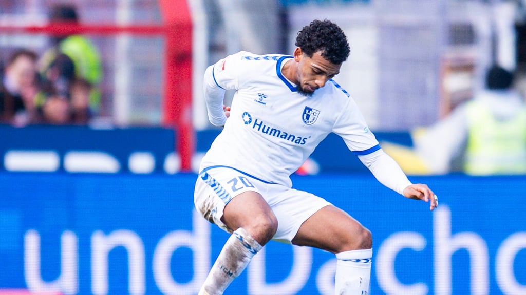 FCM-Außenspieler Xavier Amaechi könnte auch beim DFB-Pokalspiel gegen Fortuna Düsseldorf in der Startelf stehen.