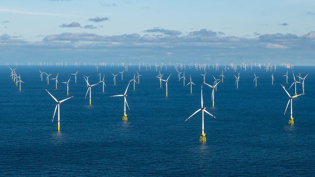 Der Offshore-Windpark Dolwin Alpha.