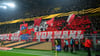 Die Choreographie der RB-Fans in Dortmund im März 2023.