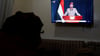 Fernsehansprache von Yahya Saree - der Sprecher der Huthi-Rebellen. Die vom Iran unterstützten Rebellen intensivieren ihre Angriffe auf Handelsschiffe im Roten Meer.