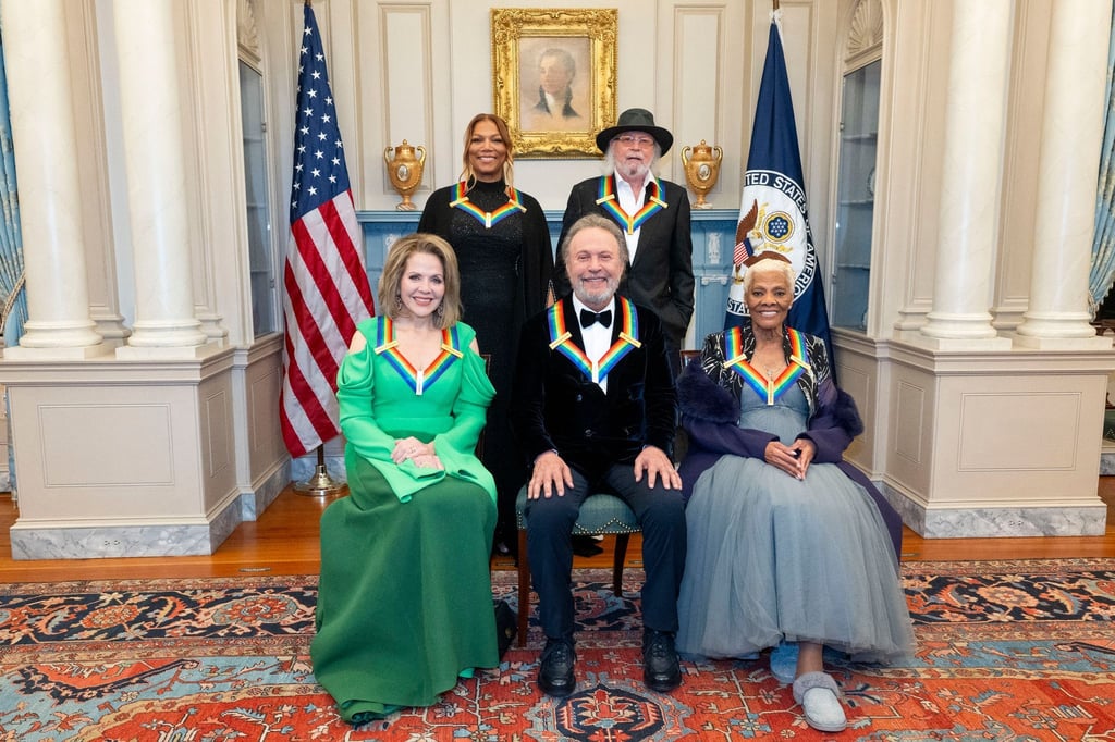 Die Kennedy Center Honorees 2023 Renée Fleming, Queen Latifah, Billy Crystal, Barry Gibb und Dionne Warwick in Washington.