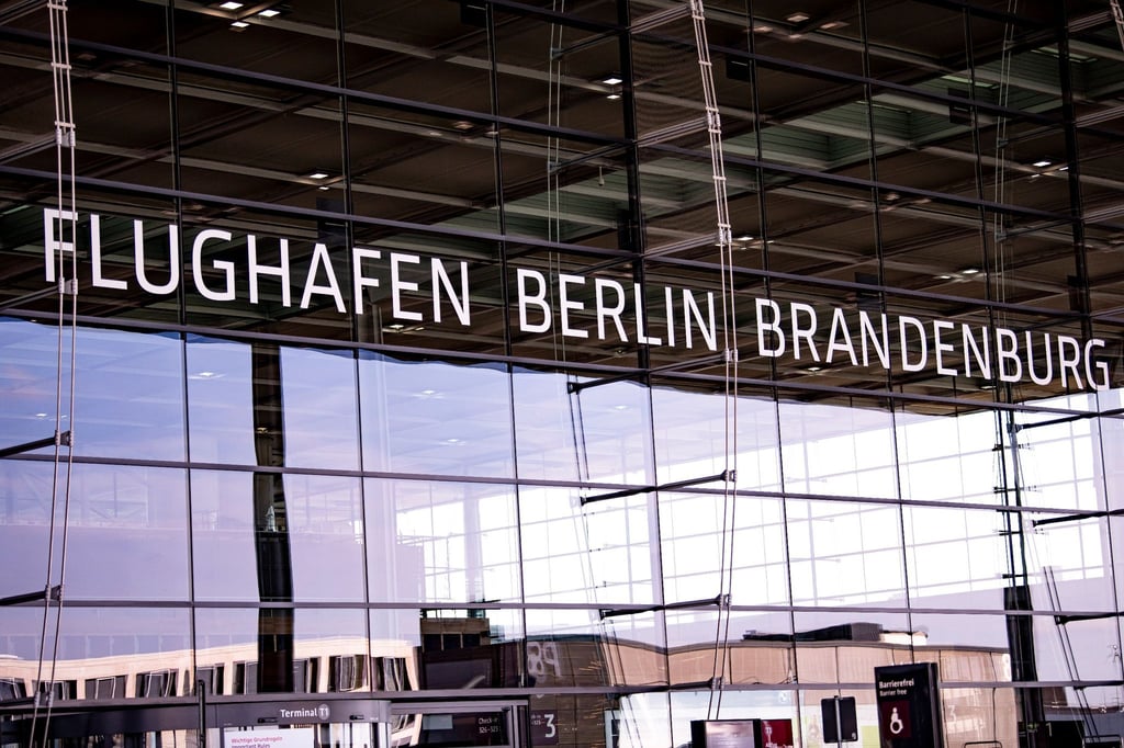 Die Haupthalle des Flughafens Berlin Brandenburg.