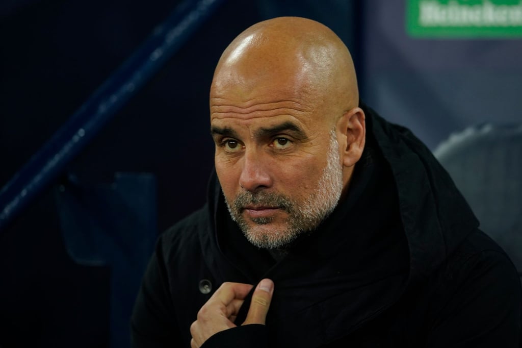 Man-City-Trainer Pep Guardiola hat seinen Optimismus nicht verloren.