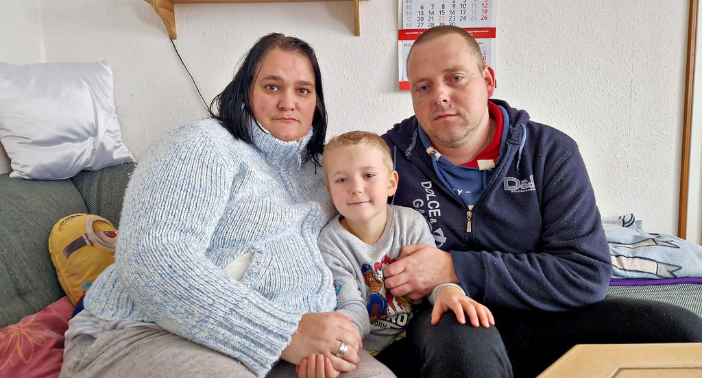 Familie Marquardt dick eingepackt: Wenn der Strom abgestellt wird, weiß keiner, ob die Heizung funktioniert.