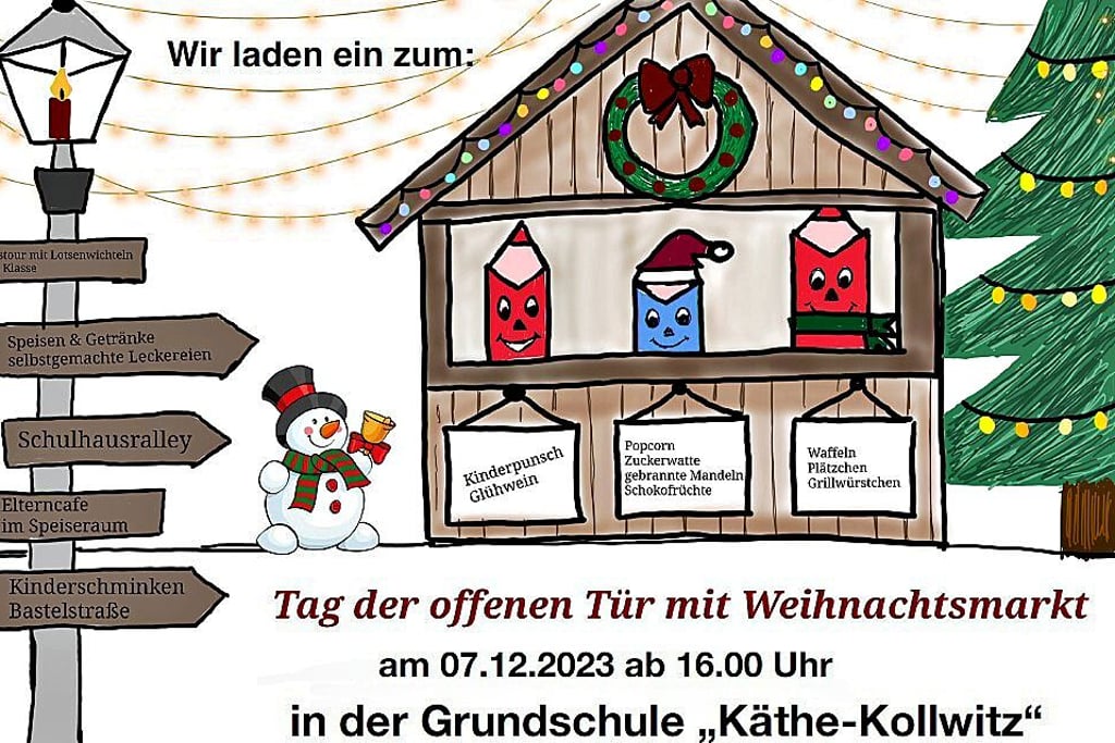 Die Käthe-Kollwitz-Grundschule lädt ein.