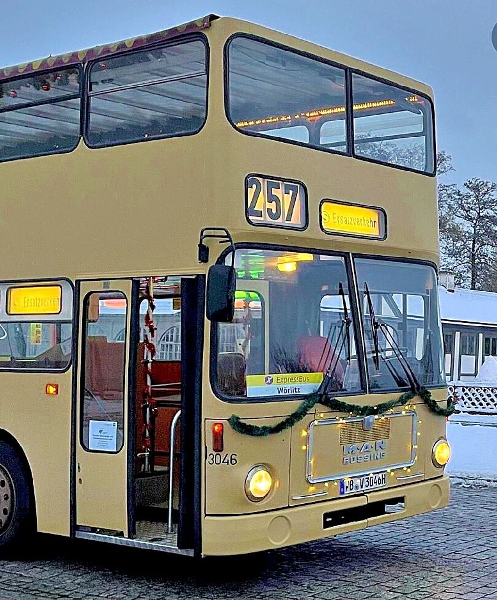 In diesem Bus attackierten die Täter den Fahrer und Bus-Schaffner auf dem Rückweg vom Wörlitzer Adventsmarkt.