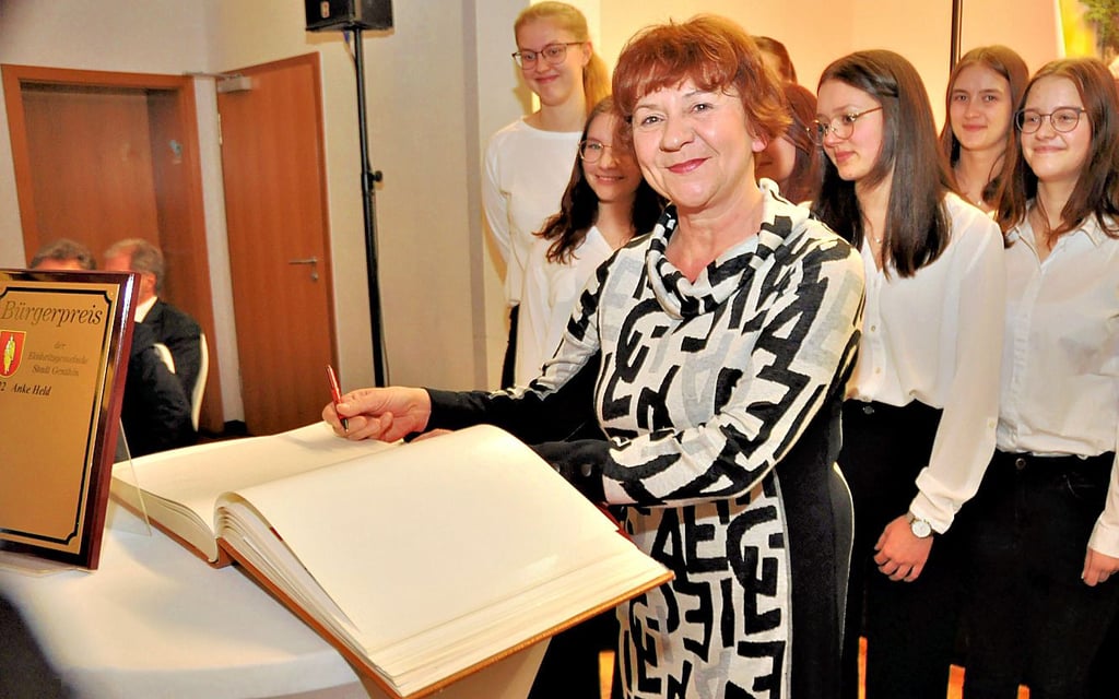 Anke Held bekam den Bürgerpreis im vergangenen Jahr.