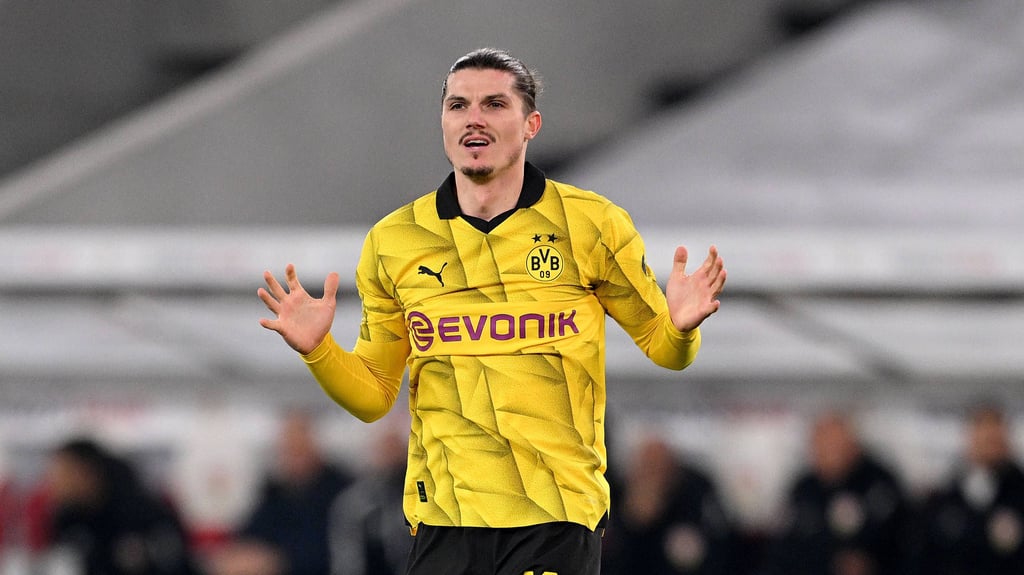 Ob Marcel Sabitzer für Borussia Dortmund im Heimspiel gegen seinen Ex-Klub RB Leipzig auflaufen kann, ist noch unklar.