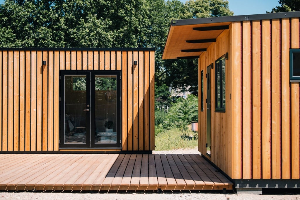 Tiny Houses nehmen nicht viel Fläche in Anspruch und können auch recht einfach zurückgebaut werden.