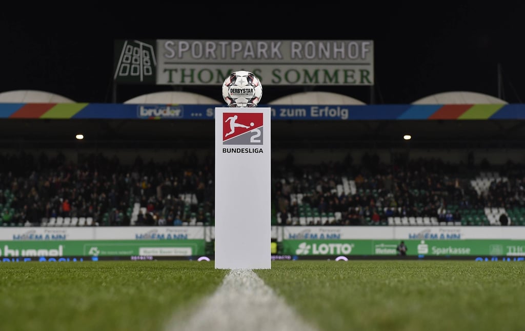 Das Stadion von Greuther Fürth vor dem Spiel gegen den 1. FC Magdeburg am 23. November 2018. Der FCM unterlag 3:2.