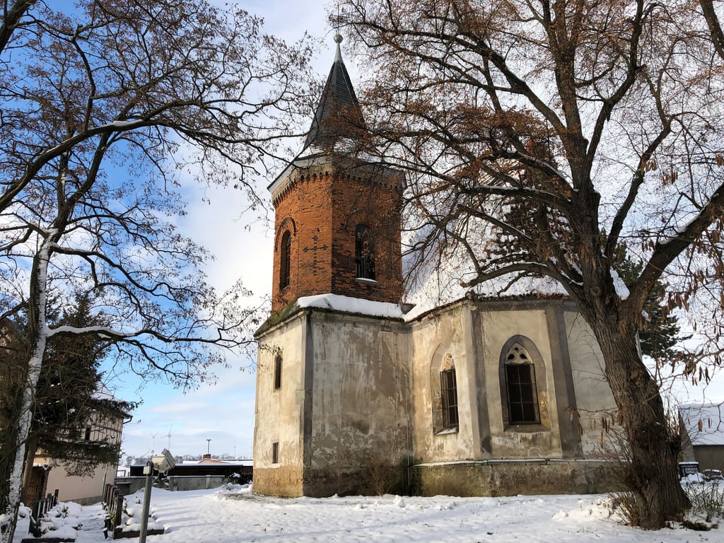 Die Kirche in Krössuln jetzt wieder einen funktionierenden Ofen.