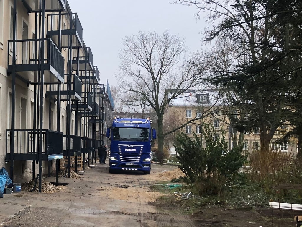 Beim Tag der offenen Baustelle wurden die Fortschritte im Roßlauer Bietheviertel präsentiert.