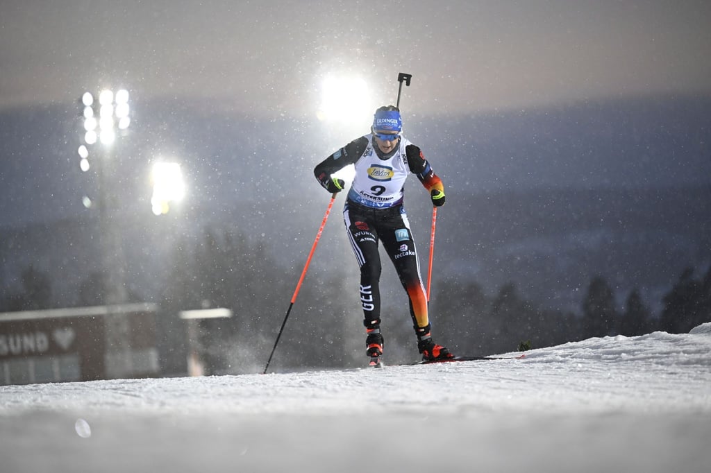 Biathletin Franziska Preuß fällt in Hochfilzen mit einer Corona-Infektion aus.