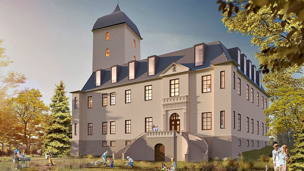 So soll das einstige Herrenhaus schon bald aussehen.