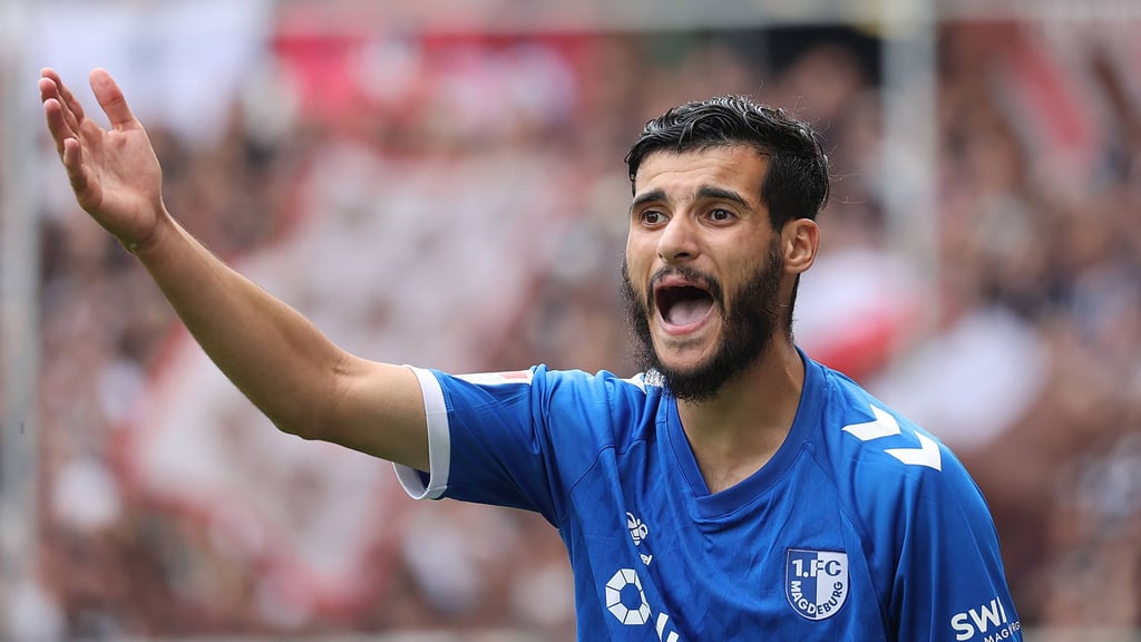 Mo El Hankouri vom 1. FC Magdeburg. Ob er bereits fit sein wird für das Spiel gegen Greuther Fürth, wird sich am Samstag zeigen.