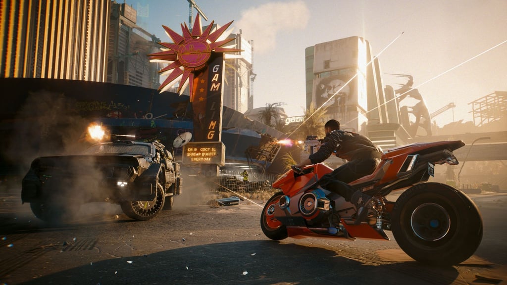 In der überarbeiten Version von „Cyberpunk 2077“ gibt es unter anderem auch Kämpfe gegen Fahrzeuge, Cyber-Psychos sowie Gang-Anführer.