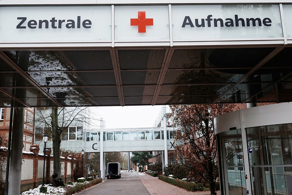 Die zentrale Aufnahme des Universitätsklinikum Ruppin-Brandenburg.