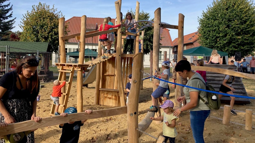Auch der Spielplatz in Buko wurde dieses Jahr komplett saniert und neueröffnet.