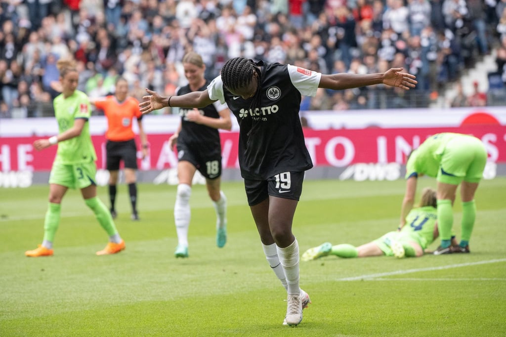 Eintracht Frankfurt gewann auch dank Nationalspielerin Nicole Anyomi.