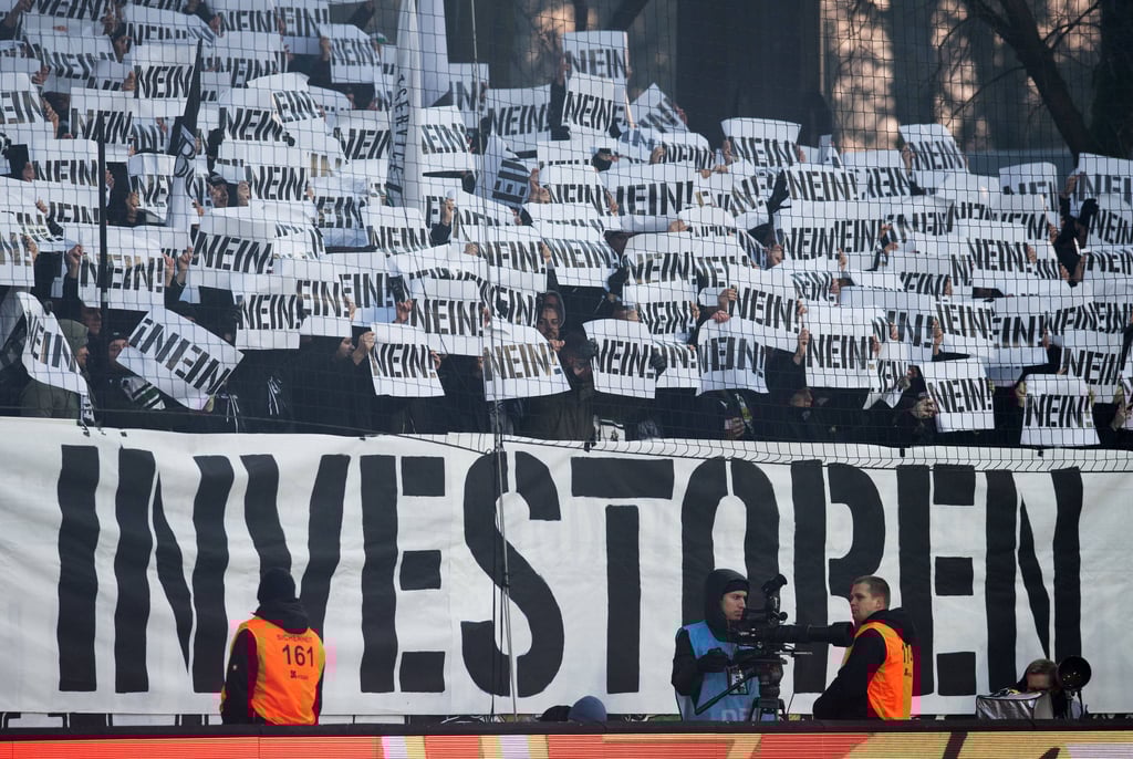 Union-Fans sagen Nein zum Investor.