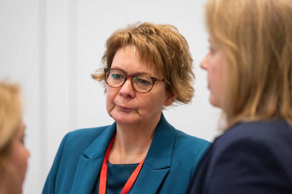 Daniela Behrens (SPD), Innenministerin von Niedersachsen, kommt zur Innenministerkonferenz (IMK).