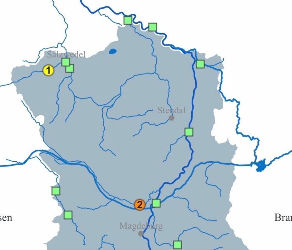 Die Hochwasserzentrale hat eine Warnung für die Dumme bei Tylsen herausgegeben.