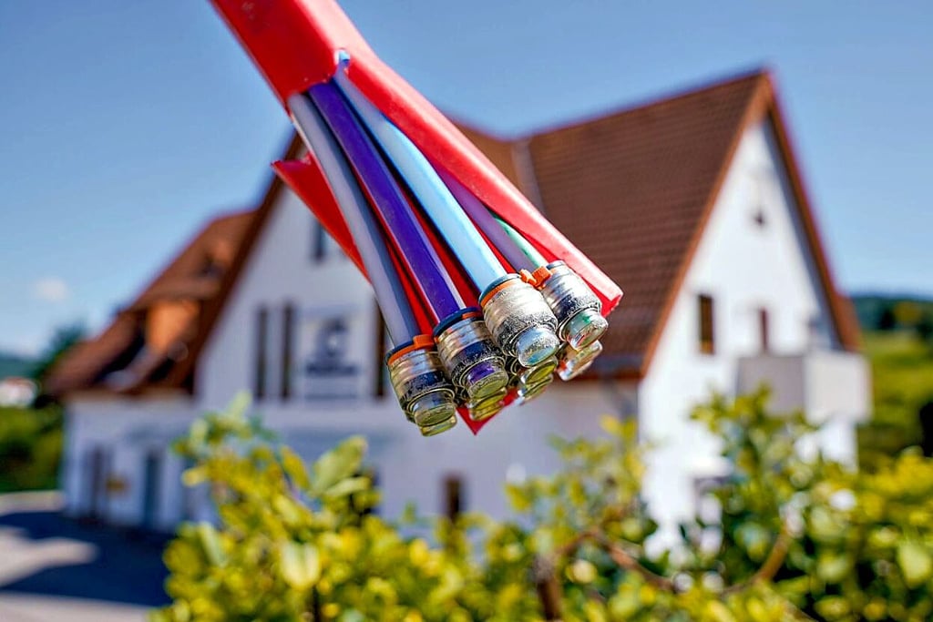 Glasfaser hat eine Geschwindigkeit von einem Gigabit/s.