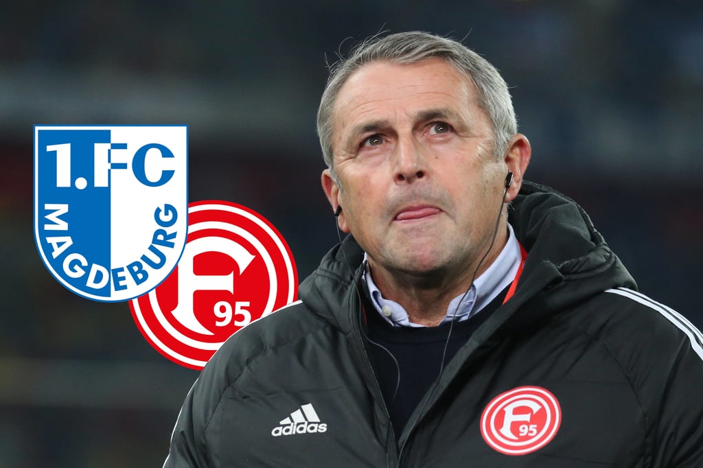 Fußballer-Legende Klaus Allofs ist mit Fortuna Düsseldorf zu Gast beim 1. FC Magdeburg.