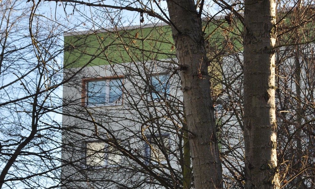 In der Nachbarschaft des Baugebiets an der Hans-Grade-Straße in Magdeburg stehen seit den 1980er Jahren mehrgeschossige Wohnhäuser. Bebaut werden sollen Bereiche, die nicht bereits von Polizei und einer Seniorenwohnanlage belegt sind.