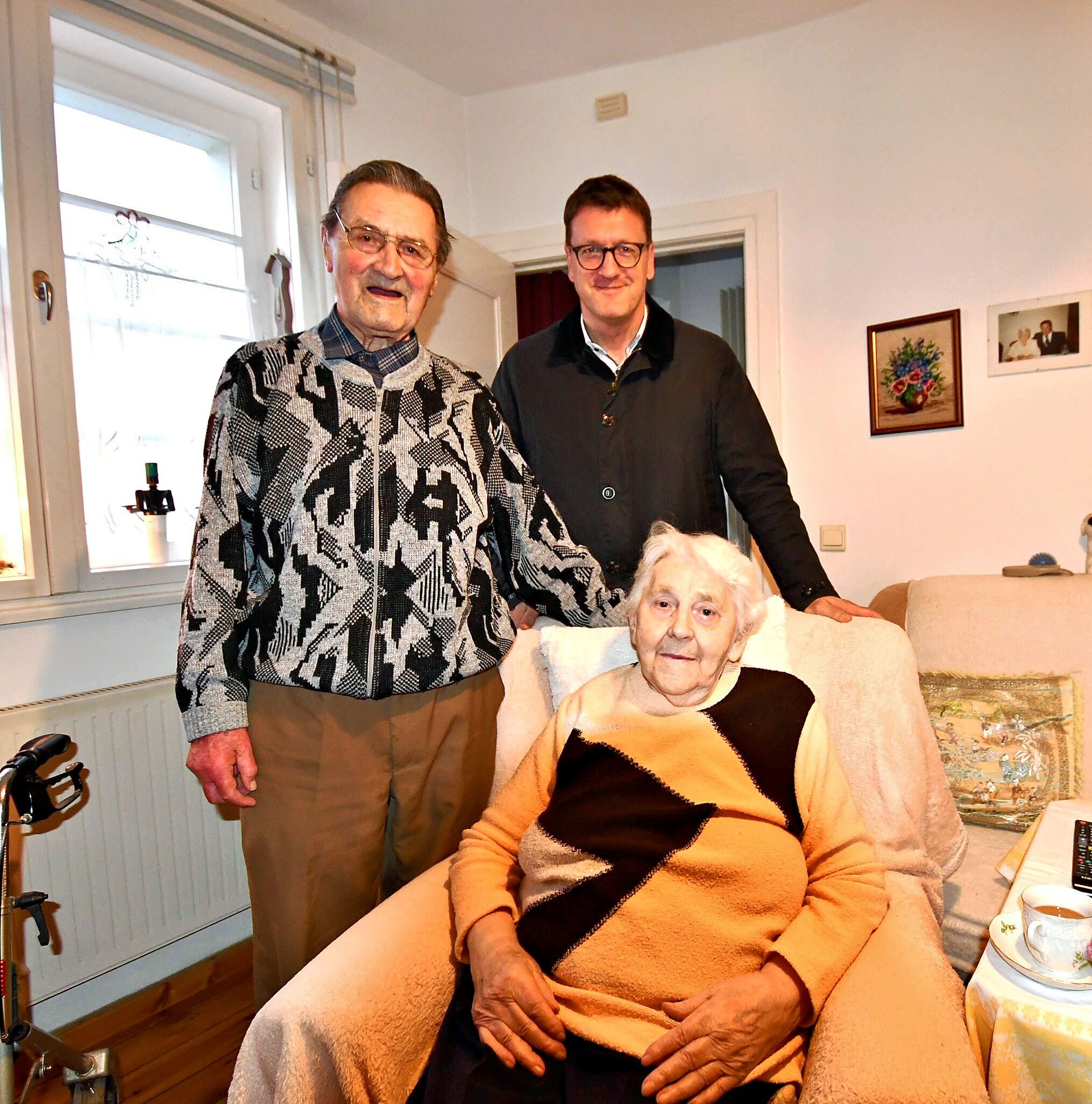 Gnadenhochzeit In Wittenberg: Helga Und Adolf Lang Sind 70 Jahre ...