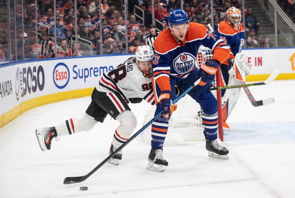 Die Edmonton Oilers besiegten die Chicago Blackhawks mit 4:1.