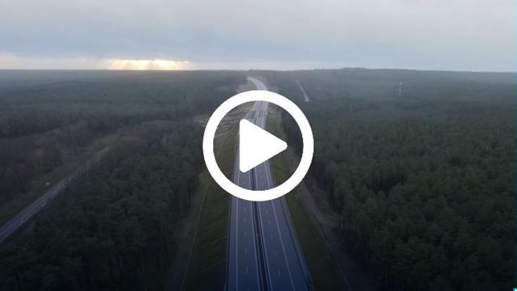 Über diesen Abschnitt der A14 bei Lüderitz in der Altmark rollt seit dem 14. Dezember 2023 der Verkehr.