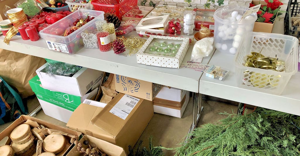 Wenn es in der Pfännerhall Braunsbedra aussieht wie in einem Bastelladen, dann wird mit interessierten Familien kreativ gearbeitet.