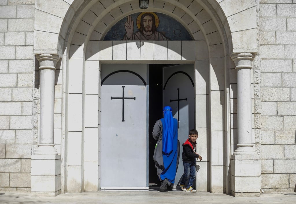 Eingang einer Kirche in Gaza. (Symbolbild)