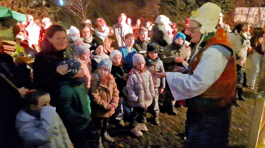 Im Mäusetheater wurde die Weihnachtsgeschichte aus der Sicht von zwei Mäusen erzählt.