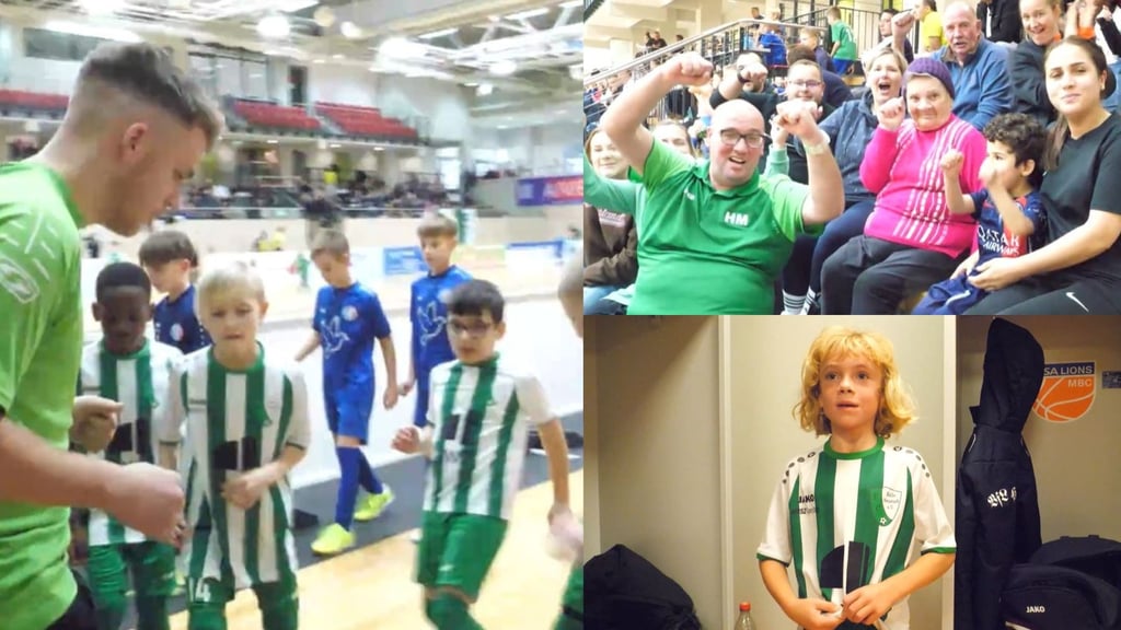 Kids-Halle(n)fußball-Weihnachtszauber in Halle am 16. und 17. Dezember in der SWH Arena in Halle.
