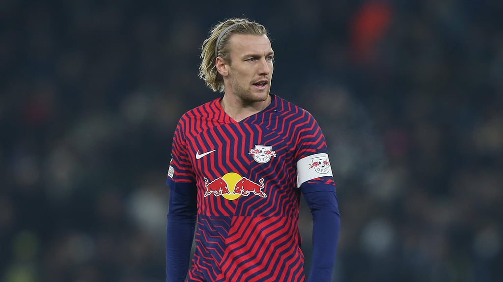 Gegen Bremen das letzte Mal: Emil Forsberg im Trikot von RB Leipzig.