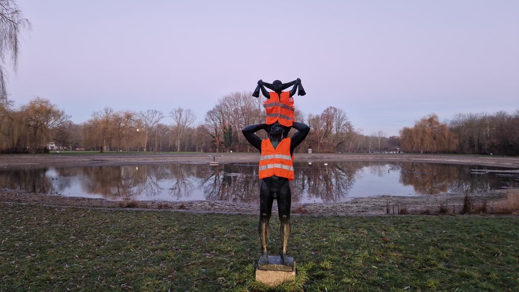 Die Letzte Generation war auch auf der Ziegelwiese aktiv.