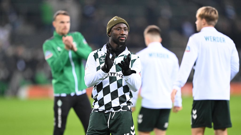 Naby Keita kommt bei Werder Bremen einfach nicht im Schwung: Auch gegen RB Leipzig wird er wohl zumindest nicht in der Startelf stehen.