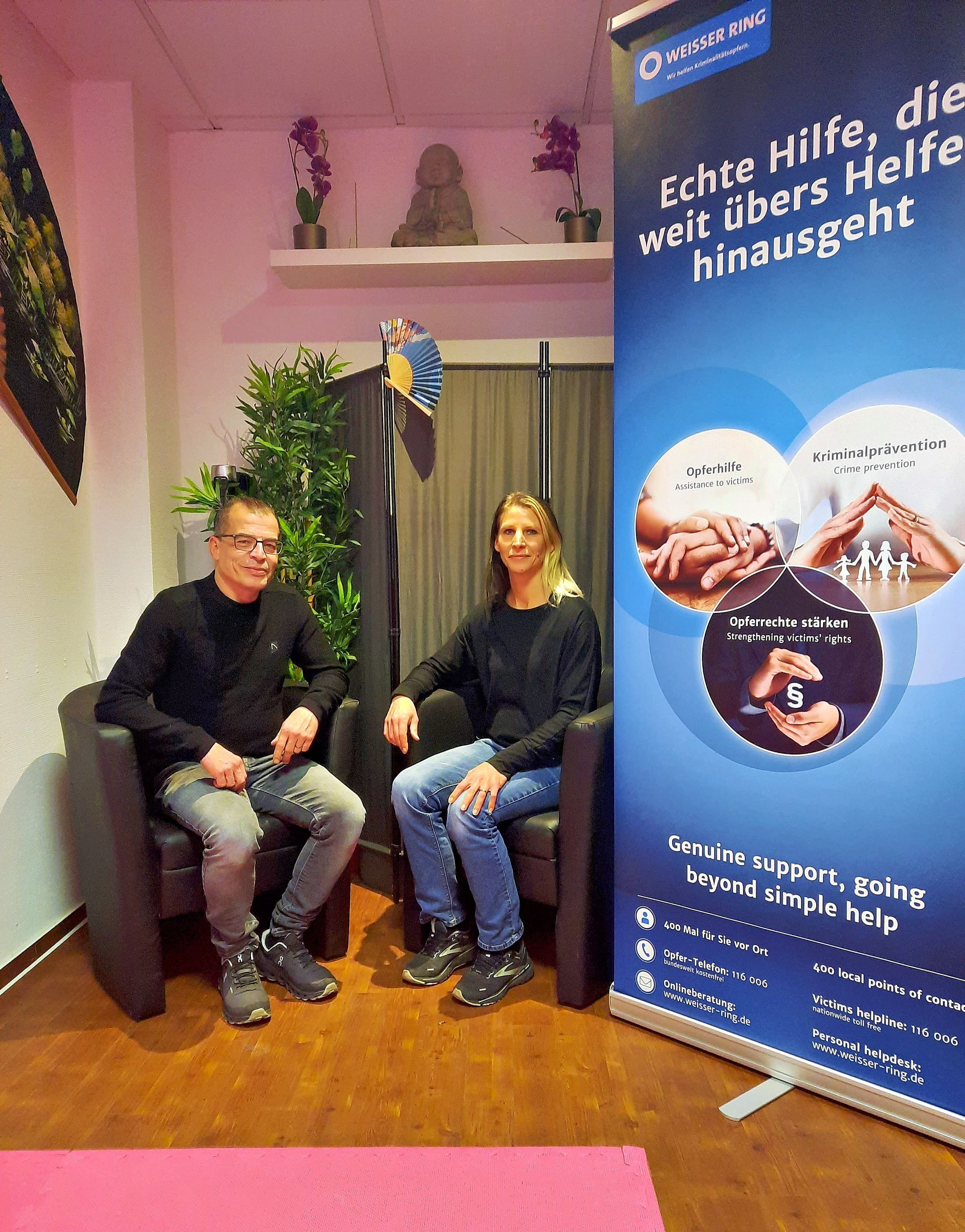 Neue Leiter des Weißen Rings im Burgenlandkreis: Lützener Kampfkunstlehrer haben Leitung der Opferhilfe übernommen