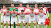 Die U19 von RB Leipzig vor dem letzten Gruppenspiel gegen Bern.