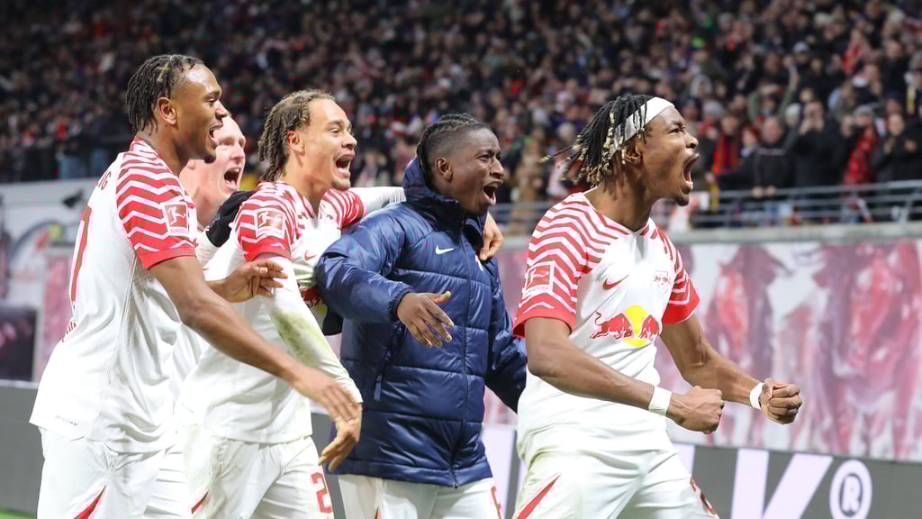 Torjubel bei RB Leipzig.