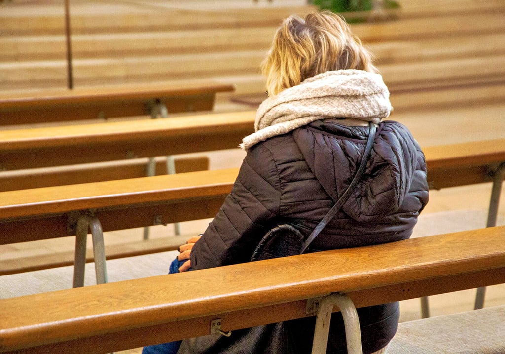 Wenn die Temperaturen sinken, müssen sich Besucher in der Kirche warm anziehen.