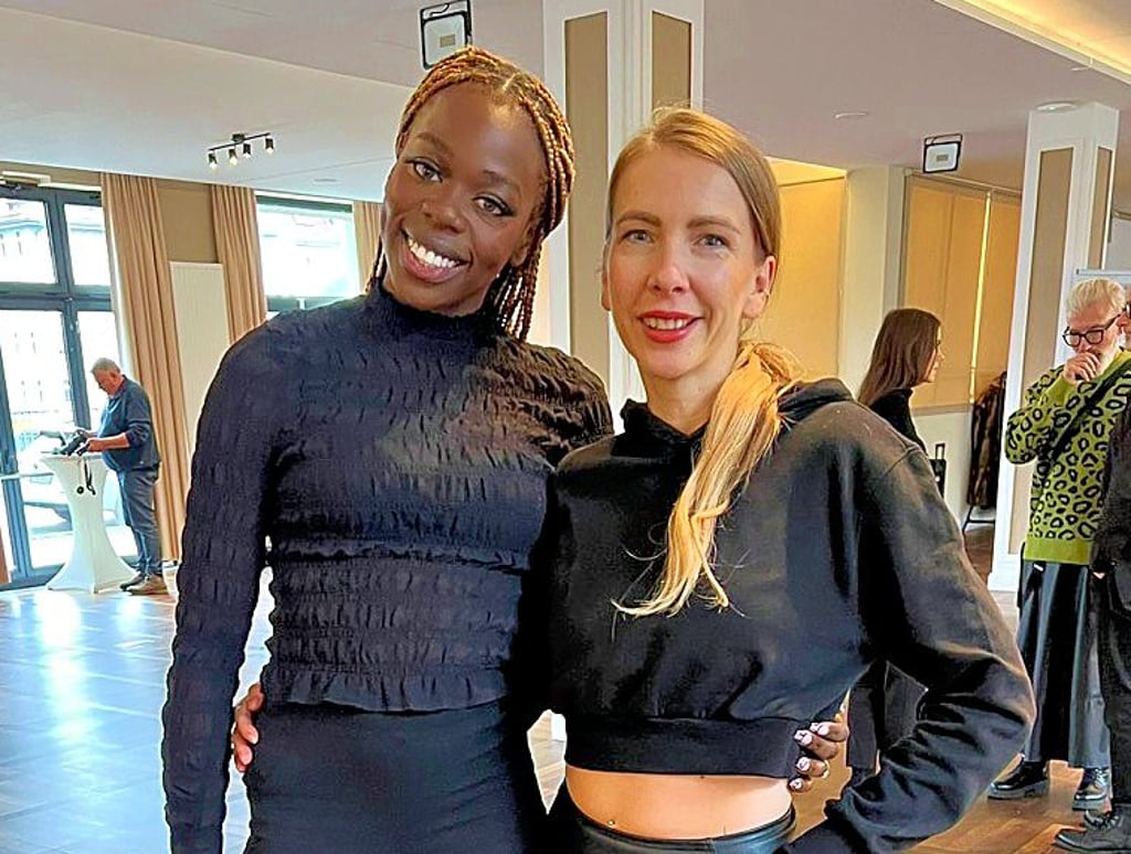 Marila Zielke (rechts) mit Olivia Therese in Berlin.