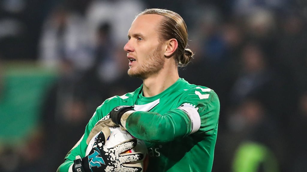 Dominik Reimann, Torwart des 1. FC Magdeburg, zählte zu den Leistungsstärksten Spielern des FCM im Dezember der Saison 2023/24.