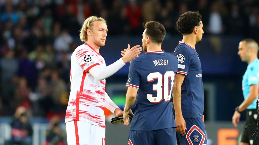 Emil Forsberg und Lionel Messi trafen bereits aufeinander.