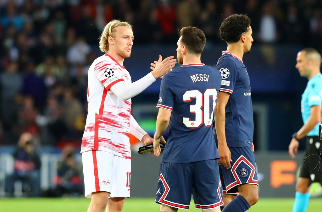 Emil Forsberg und Lionel Messi trafen bereits aufeinander.