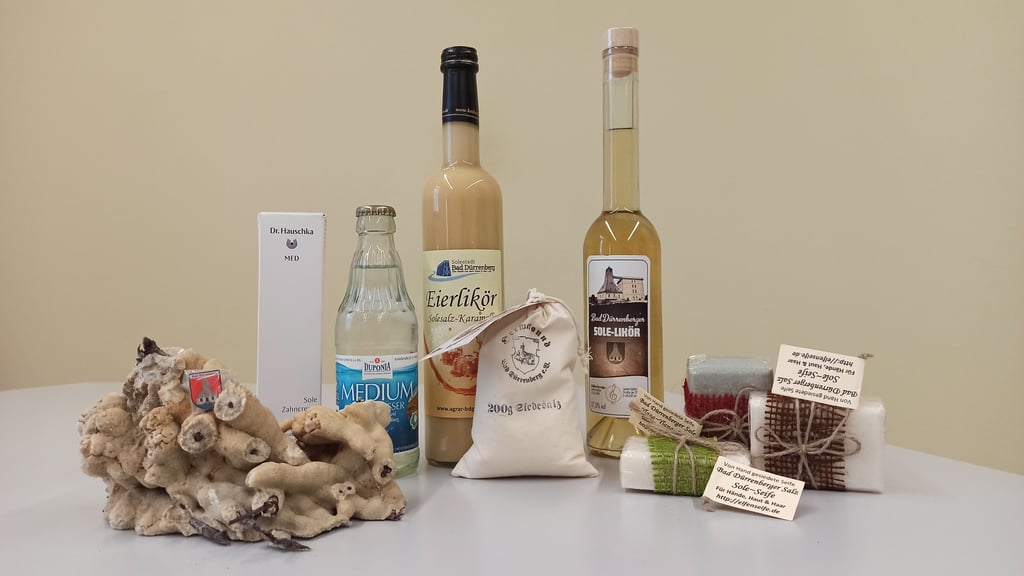 Mit diesen Sole-Produkten der Kooperationspartner will Bad Dürrenberg punkten