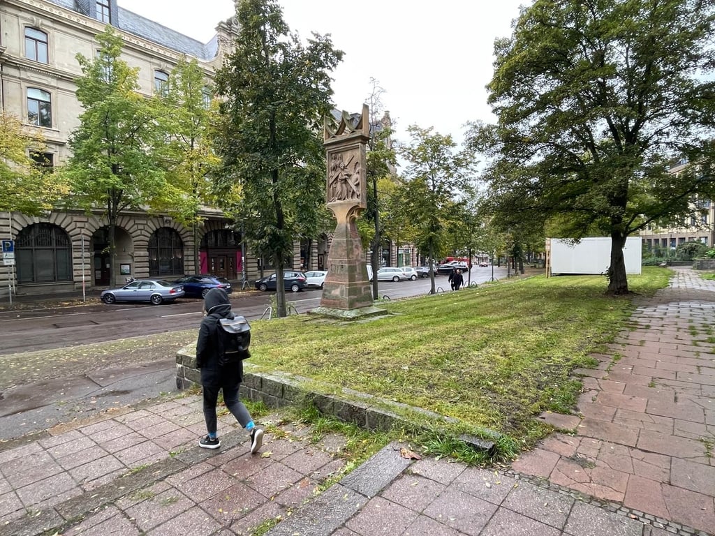 Dieser Abschnitt des Universitätsrings soll künftig Anton-Wilhelm-Amo-Straße heißen.